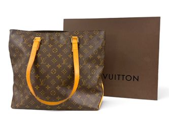 LOUIS VUITTON CABAS MEZZO MONOGRAM LEATHER SHOULDER BAG + BOX M51151 (CMP128833)
