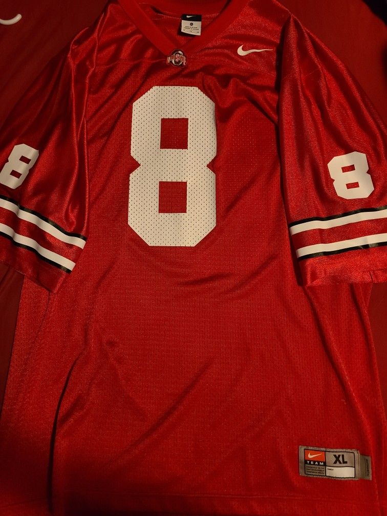 Ohio State #8 Authentic Game Jersey.