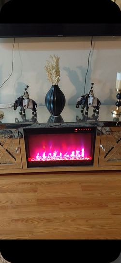 Mirror fireplace