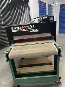 Vastex LittleRed X1-30 Conveyor Dryer – 240V w/ Heavy-Duty Rolling Base