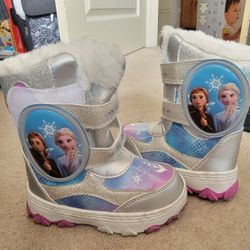 Frozen Snow Boots Size 10 For Kids