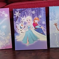 Disney Frozen Art Canvas. If the post is still up, then it is still available.