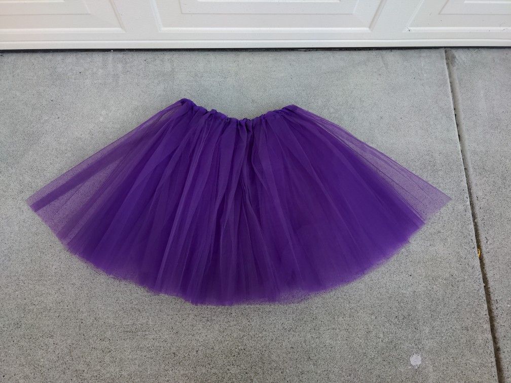 Brand New Purple Tutu Skirt Adult Size, $5