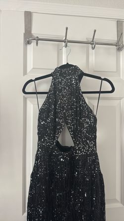 Sequined dress (black)