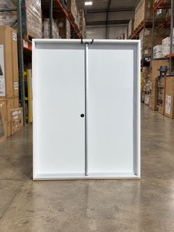 60”x80” steel double entry door- prehung