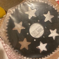 60 tooth  2003 + kawasaki steel rear sprocket  BRAND NEW 