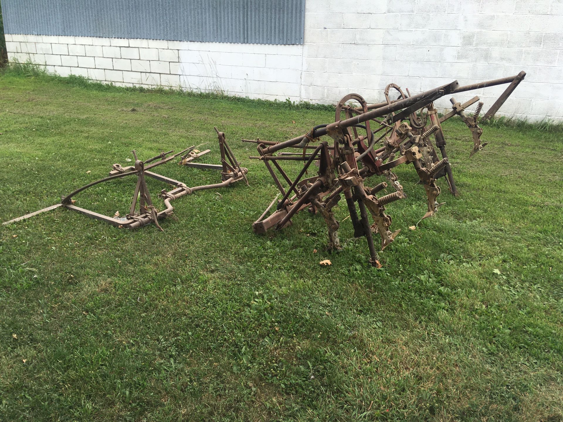 Two row belly mount cultivator for Farmall H.