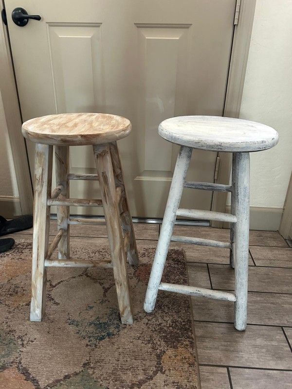 24" Wood Stools 