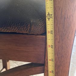 4 wooden chairs