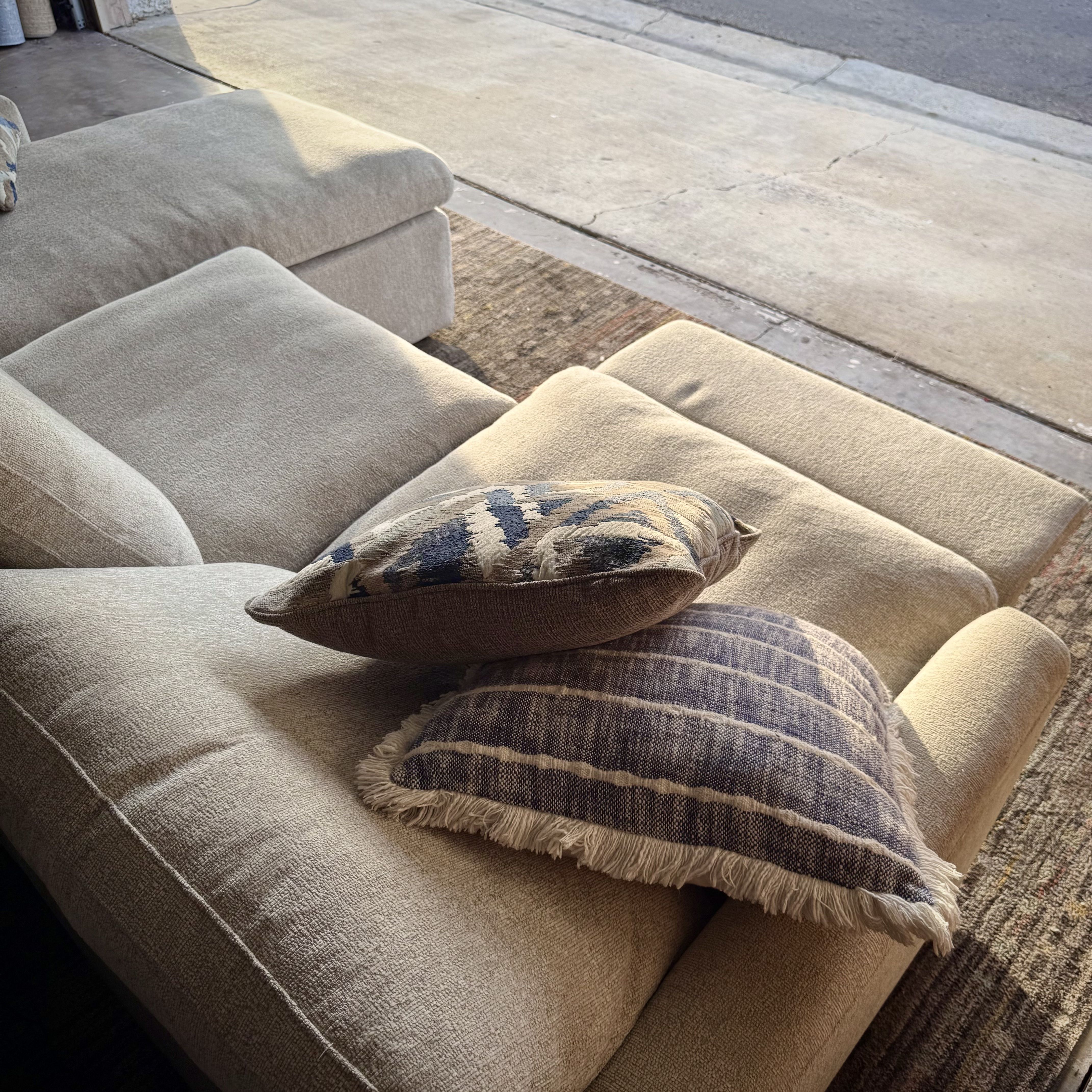 Cloud Sectional Chaise Sofa with Power Recliner from Ashley Furniture