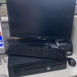 ACER computer with monitor