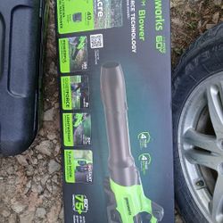 New Green Works 750cfm Blower