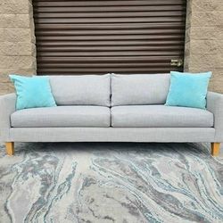 Light Gray / Grey 3 Seater Sofa ( Couch ) - Delivery +$30