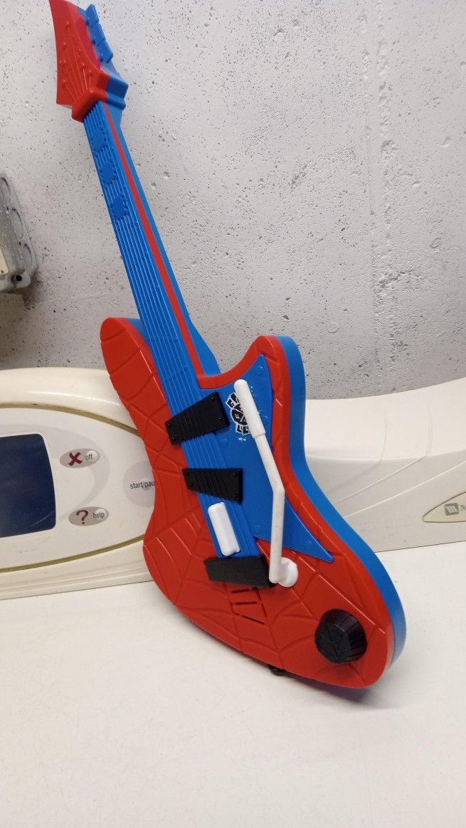 Spiderman Guitar Works Great
