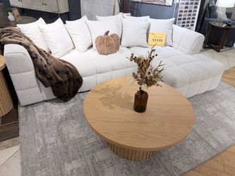 Cream modern Sectional