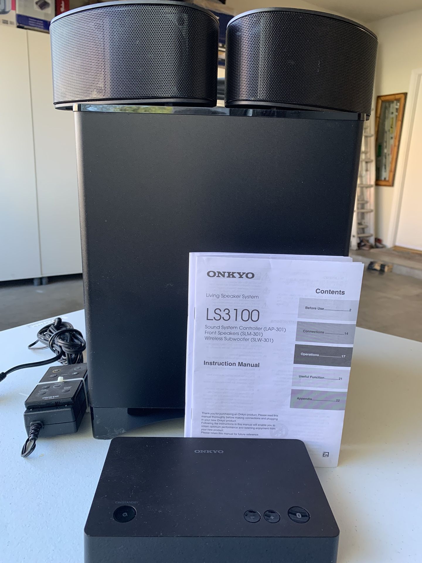 Onkyo 3-Piece Soundbar LS3-100   $15