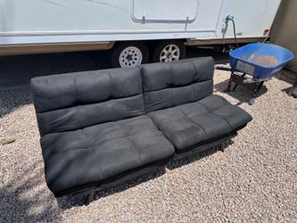 Black futon