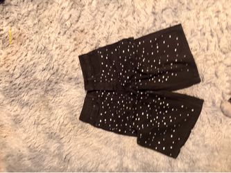 Rhinestone jorts size s