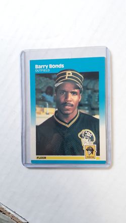 1987 Fleer Barry Bonds RC.