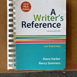 A Writer’s Reference with Exercises 8th Edition