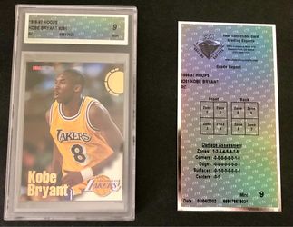 1996-97 Hoops Kobe Bryant #281 RC CTA 9 Mint