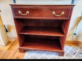 Chest or Book Shelf With Drawer And 2 Shelf. 38H 36W 16D
