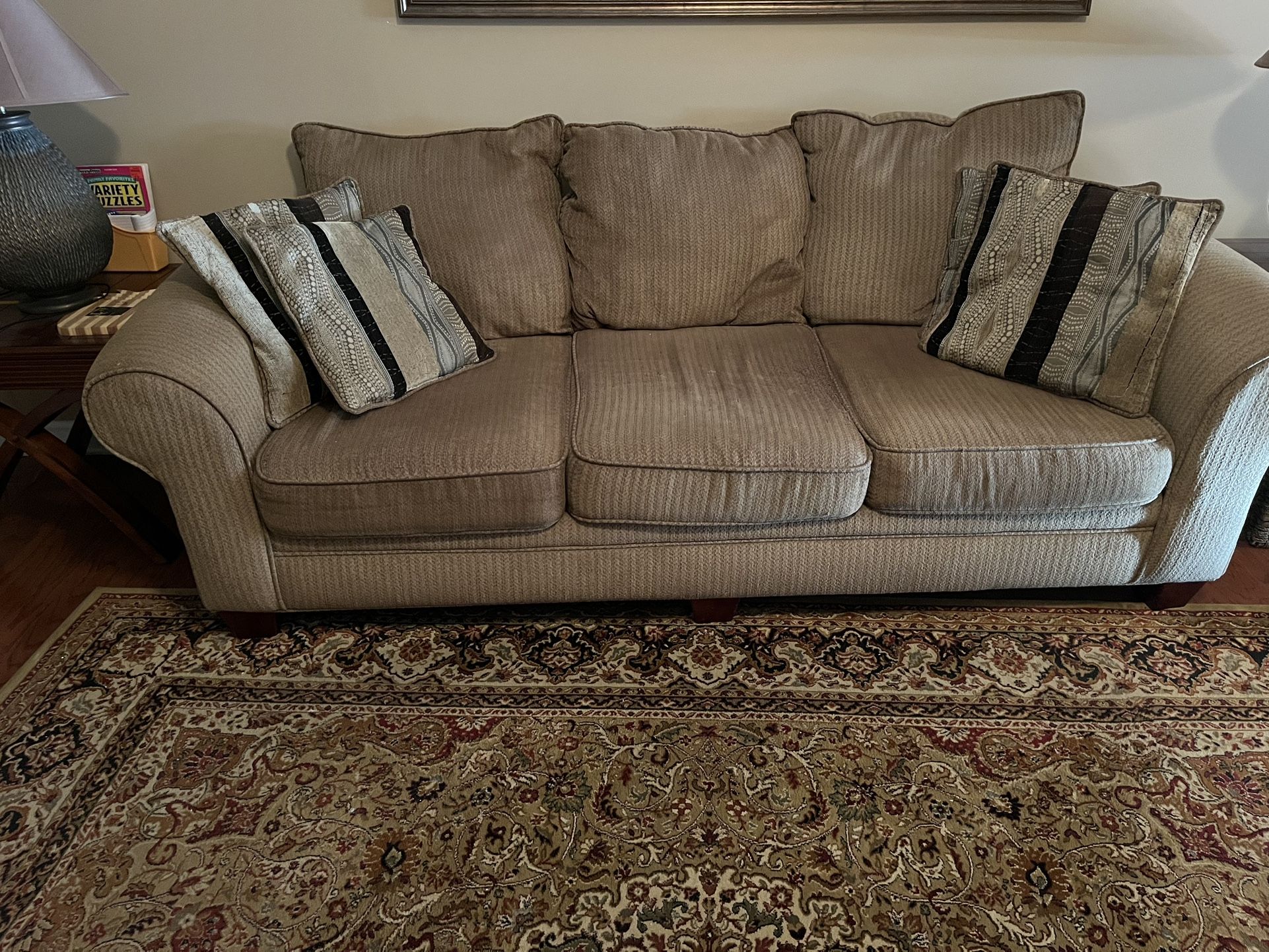 Sofa And Chair And A Half With Ottoman