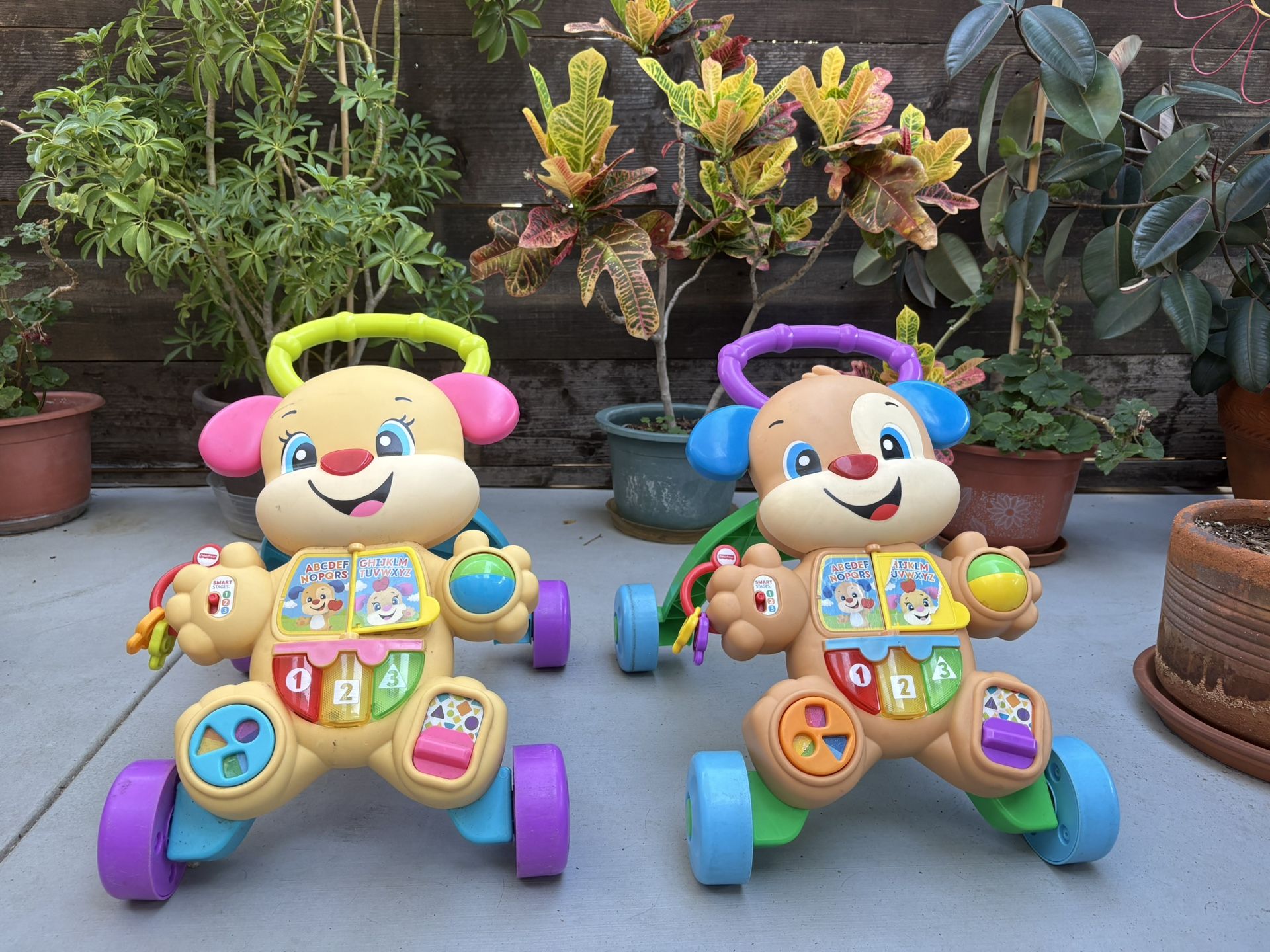 Fisher-Price Laugh & Learn Smart Stages Learn with Sis Walker And Smart Sis Infant & Toddler Educational Toys