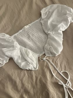 White Crop Top 
