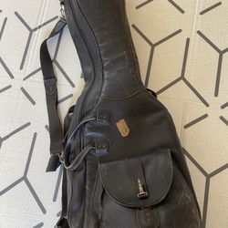 Vintage Reunion Blues Leather padded double Bass guitar bag 