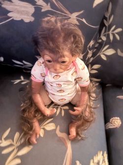 Reborn Baby Monkey Doll with Hair