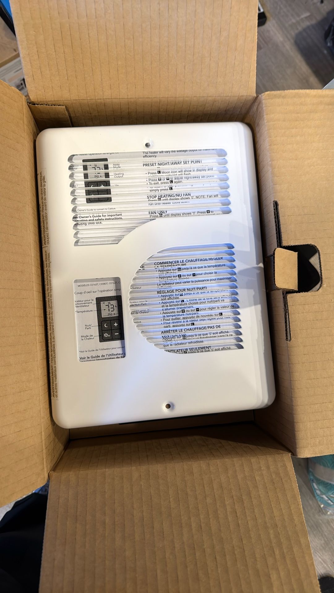 Cadet Digital Wall Heater