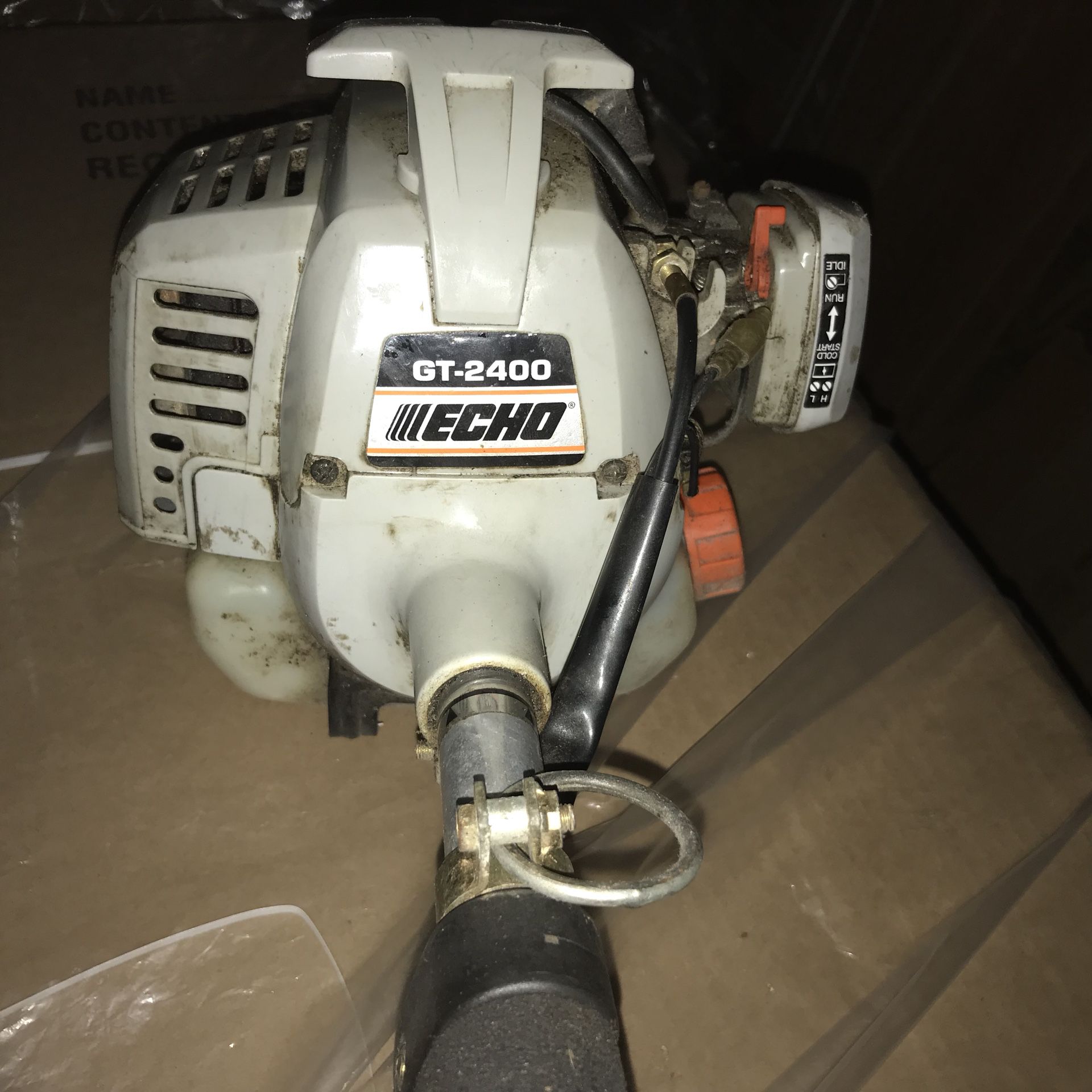 ECHO GAS POWERED GT-2400. IN GOOD WORKING CONDITION! PRICED TO SELL!