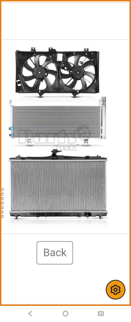 A /C CONDENSER - Cooling Fan Assembly Plus Radiator