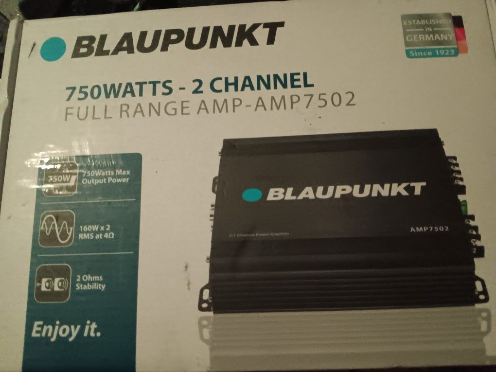 New Blaupunkt 2 Channel Amplifier 