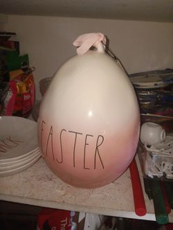 Easter Egg With Tags