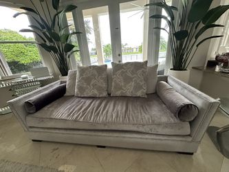 Grey/ Silver modern Sofa