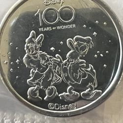 Disney 100 Anniversary Souvenir Medallion 