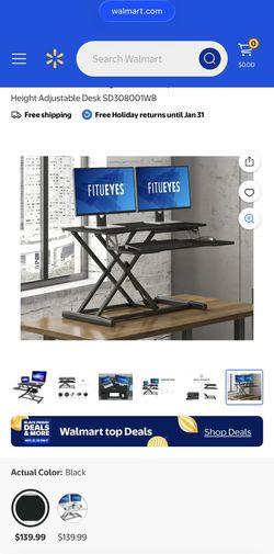 32in Stand Up Adjustable Desk