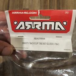 Arrma Ar550057 Dboots Backflip Black Tires