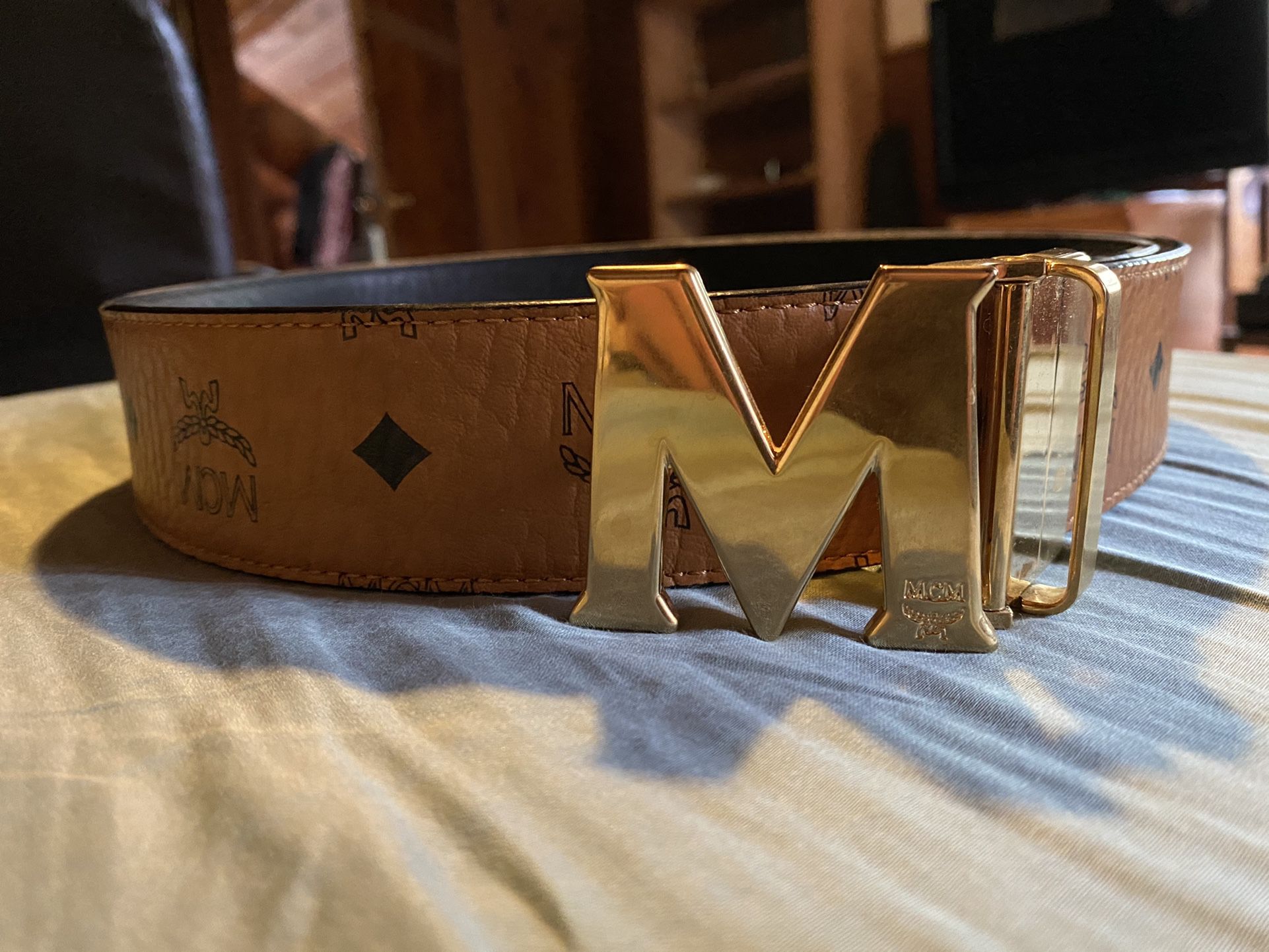 MCM Cognac Belt