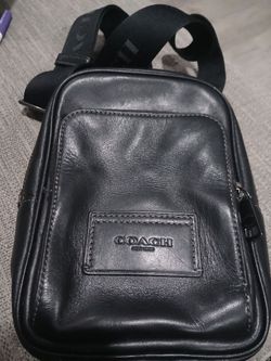 Coach Men's Felix Cross Grain Leather Sling Bag