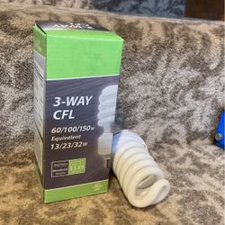 3 way CFL 13/23/32 = 60/100/150