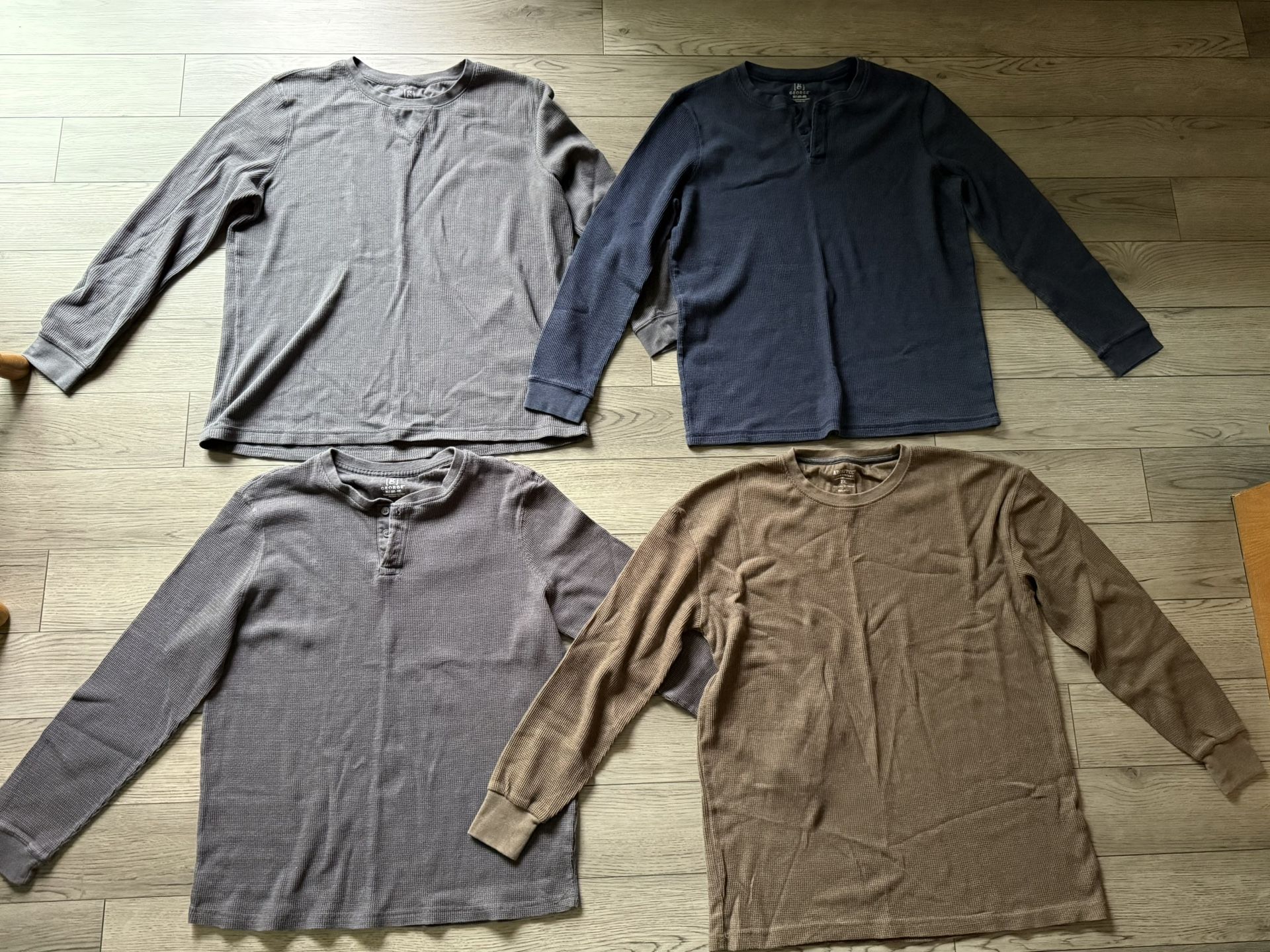 Men’s Thermal Longsleeve Shirts XL Tall