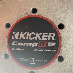Kicker CompR 12 Inch Subwoofers