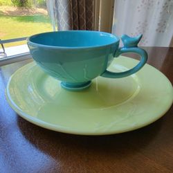 Brand New Matceramica Springtime Bird Dishes