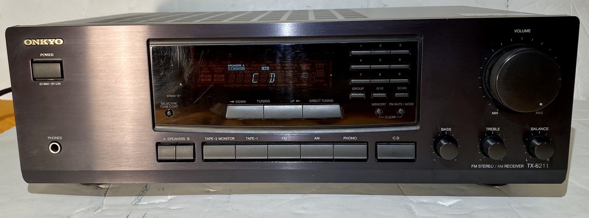 Onkyo TX-8211 Receiver Amplifier AM/FM Stereo Home Theater