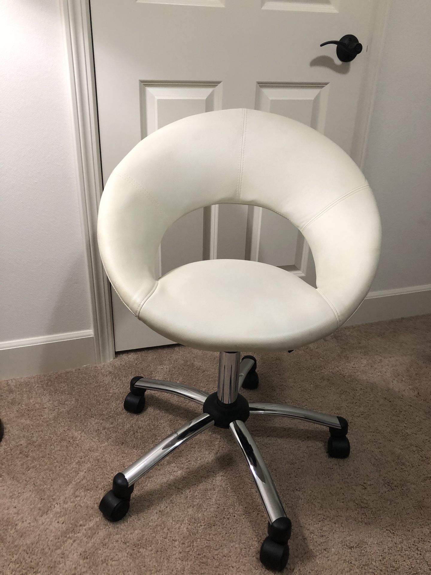 White swivel chairs