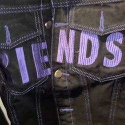 Vlone Friends Denim Jacket U/ a Size Small