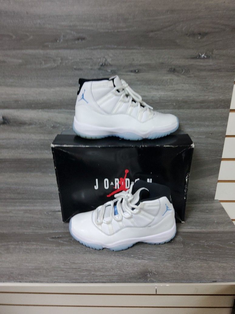 Size 7.5 Air Jordan 11 Retro 2024 Legend Blue/ Columbia